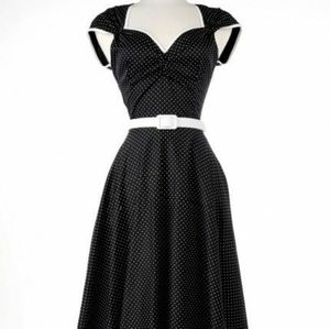 Polka Dot Pinup Couture Heidi Dress S